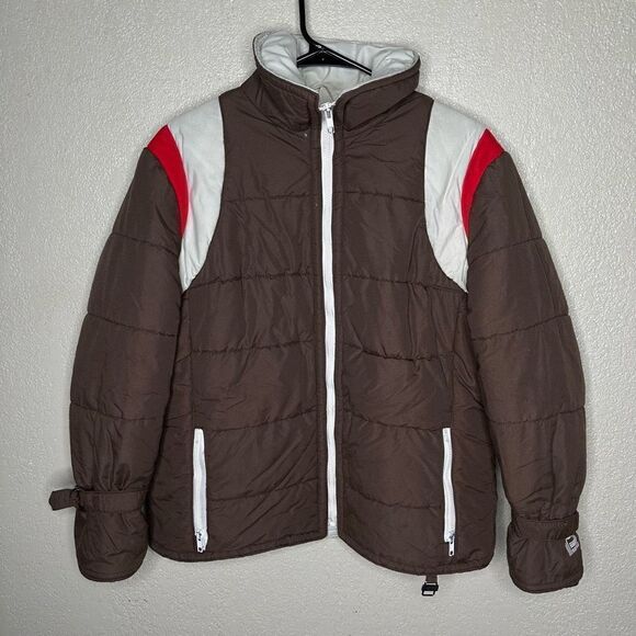 American Vintage 70s 80s Insulated Puffer Jacket Size M USA Made - Picture 2 of 5